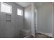 Tiled shower with built-in bench and niche at 1504 Baileys Run, Gastonia, NC 28056