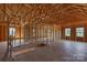 Unfinished interior showcasing the framing and construction of the home at 1504 Baileys Run, Gastonia, NC 28056