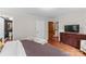 Spacious bedroom offers ample closet space and hardwood floors, complemented by plenty of natural light at 2281 Old Salisbury Concord Rd, Concord, NC 28025