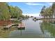 Beautiful lake view with dock; perfect for boating and enjoying waterfront living with scenic views at 276 Greyfriars Rd, Mooresville, NC 28117