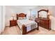 Serene bedroom featuring wooden furniture and soft, natural light at 3286 Shining Rock Sw St, Concord, NC 28027
