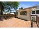 Wooden deck provides outdoor living space, perfect for entertaining and enjoying the outdoors at 3715 Dallas High Shoals Hwy, Dallas, NC 28034
