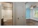 Bathroom featuring a shower and bathtub combo with a nice vanity and tile flooring at 556 Westwood Dr, Kannapolis, NC 28081