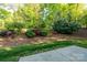 Well-manicured landscaping featuring mature trees and colorful bushes at 556 Westwood Dr, Kannapolis, NC 28081