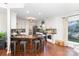 Stylish kitchen with granite countertops, modern appliances, and a large center island with seating at 585 Highland Ridge Rd, Mooresville, NC 28115