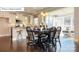 Inviting living space with a modern kitchen, dining area, and large windows for natural light at 7027 Butternut Oak Ter, Huntersville, NC 28078