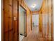 Hallway with wooden walls and hardwood floors at 101 Stoneybrook Dr, York, SC 29745