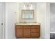 Bathroom vanity features granite counters and updated fixtures at 113 Hidden Creek Dr, Salisbury, NC 28147
