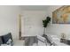 Bright office with hardwood floors, modern desk, and ample natural light at 11839 Ridgeway Park Dr, Charlotte, NC 28277