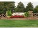 Beautifully landscaped entrance sign for Northbridge community at 135 Northbridge Dr, Mooresville, NC 28115