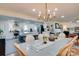 Open-concept living with view into kitchen, dining area, and front living room at 1473 12Th Street Nw Dr, Hickory, NC 28601