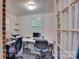 Bright office space with a large desk and natural light streaming through the window at 1473 12Th Street Nw Dr, Hickory, NC 28601