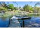 Beautiful lake view featuring a private dock, perfect for lakeside living at 179 Abington Ln, Troutman, NC 28166