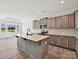 Contemporary kitchen with island, stainless appliances, generous counter space and cabinetry at 2229 Camber Dr # Cwo0100, Gastonia, NC 28054
