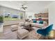 Living room featuring a sofa, chairs, hardwood floors, and large windows at 2229 Camber Dr # Cwo0100, Gastonia, NC 28054