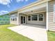 Covered patio with ample space for outdoor seating and entertaining, complete with backyard views at 2229 Camber Dr # Cwo0100, Gastonia, NC 28054