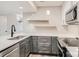 Modern kitchen featuring sleek countertops, floating shelves and stainless steel appliances at 2335 Brookview Ct, Rock Hill, SC 29732
