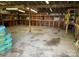 Spacious garage storage interior featuring built-in shelving and open layout, ideal for organization at 3014 Haigler Rd, Monroe, NC 28110