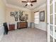 Bright office space with neutral walls, complemented by a window and stylish decor at 44429 Oriole Dr # 102, Indian Land, SC 29707