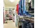 Spacious walk-in closet with ample shelving and hanging space for organized storage at 44429 Oriole Dr # 102, Indian Land, SC 29707