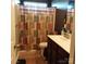 Cozy bathroom with patterned shower curtain, toilet, vanity, and bathroom accessories at 464 Laurel Fork Dr, Fort Mill, SC 29715