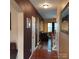 View of the home's entry hallway with an arched entryway and wood floors at 464 Laurel Fork Dr, Fort Mill, SC 29715