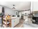 Bright kitchen with white cabinets, stainless steel appliances, and granite countertops at 745 6Th Sw Ave, Hickory, NC 28602