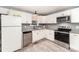 Updated kitchen featuring stainless steel appliances and gray backsplash at 745 6Th Sw Ave, Hickory, NC 28602