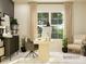 Contemporary home office with a modern desk, stylish decor, and ample natural light at 8432 Norman Forest Rd, Lancaster, SC 29720