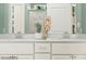 Modern bathroom vanity with dual sinks, clean lines, and ample counter space at 8442 Norman Forest Rd, Lancaster, SC 29720