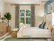 Cozy bedroom featuring a large window, stylish curtains, and comfortable furnishings for a relaxing sanctuary at 8442 Norman Forest Rd, Lancaster, SC 29720