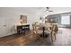 Cozy dining area adjacent to the living room, featuring a round table and stylish seating for casual meals at 920 Exeter Dr, Sherrills Ford, NC 28673