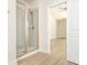 Bathroom featuring glass shower, and neutral finishes at 105 Tanner Loop, Troutman, NC 28166