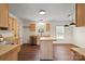 Kitchen featuring stainless steel appliances and a center island at 1058 Canada Dr, Dallas, NC 28034