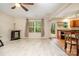 Inviting living area transitions to the kitchen, complete with a bar and plenty of seating for entertaining at 1213 Salvadore Ct, Gastonia, NC 28052