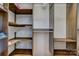 Organized walk-in closet with custom shelving and ample storage space at 133 Misty Woods Dr, Lake Wylie, SC 29710