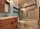 Stylish bathroom with tub, shower, and modern fixtures at 179 Tomahawk Ln, Mount Gilead, NC 27371