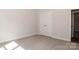 Bedroom with carpet flooring, spacious area and double door closet at 184 Swann Rd # 1, Statesville, NC 28625