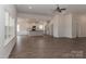 Open-concept living space with a view of the kitchen and an adjacent dining area at 184 Swann Rd # 1, Statesville, NC 28625