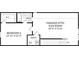 Upstairs floor plan featuring a flex room/bedroom and full bathroom at 2037 Mantle Ridge Dr, Indian Trail, NC 28079