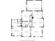 Floor plan featuring the home's layout, including a kitchen, bedrooms, and bathrooms at 21 W D St, Newton, NC 28658