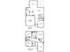 Detailed floor plan showcases the layout of the first and second floors, including room dimensions and features at 2108 Sabra St, Gastonia, NC 28054