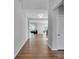 Inviting foyer featuring hardwood floors and neutral paint, offering a glimpse into the home's spacious layout at 2108 Sabra St, Gastonia, NC 28054