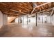 Spacious unfinished basement with concrete floor and block walls at 2426 36Th Ne Ave, Hickory, NC 28601