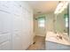 Bathroom featuring tile floors, double sinks, and a bathtub/shower at 2426 36Th Ne Ave, Hickory, NC 28601