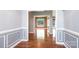 Open living room entrance showcasing hardwood floors and a seamless transition between spaces at 2426 36Th Ne Ave, Hickory, NC 28601