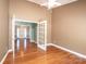 Office space with hardwood floors and natural light, perfect for a home office or study at 2426 36Th Ne Ave, Hickory, NC 28601