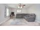 Cozy living room with comfortable seating, a TV, and a patterned rug at 2825 Old Pageland Marshville Rd, Wingate, NC 28174