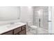 Bathroom featuring a single vanity, toilet, and shower at 36131 Greg Norman Dr # 1031, Lancaster, SC 29720