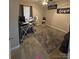 Office/bedroom with neutral carpet, a desk, an office chair, and a window at 529 Tribune Dr, Charlotte, NC 28214
